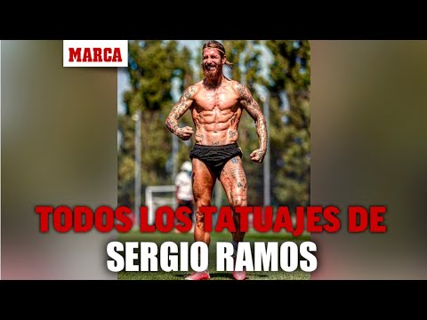 Video: Todos los tatuajes de Sergio Ramos