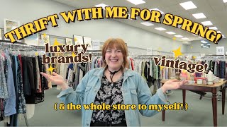 Thrift With Me for Spring! ✨Alone in my favorite thrift store! ✨