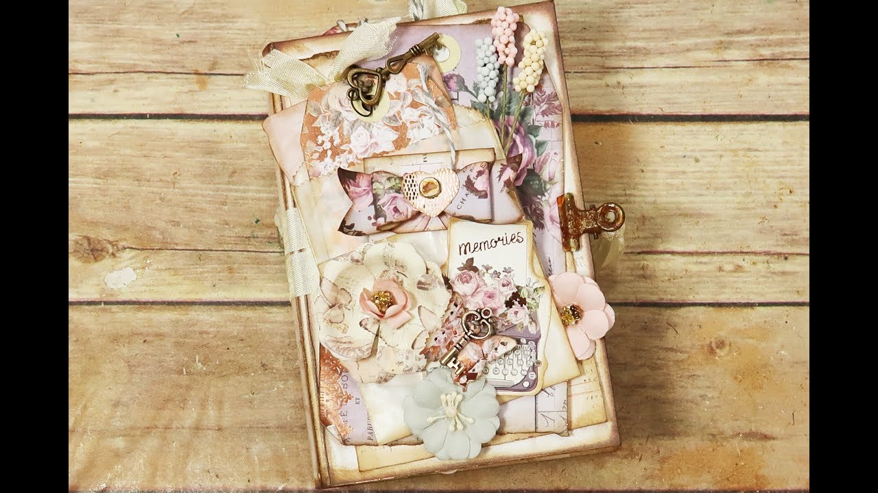 Remnants~Lovely Layers~Covers~ #9 by jenofeve designs handmade scrapbook for baby girl