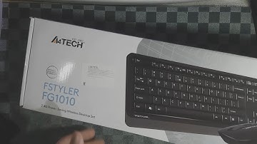 Распаковка и обзор A4Tech FStyler FG1010 клавиатуры + мыши