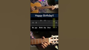 Happy Birthday | Easiest Guitar Lesson