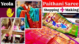 Yeola Handloom Paithani-Saree Shopping & Weaving Journey