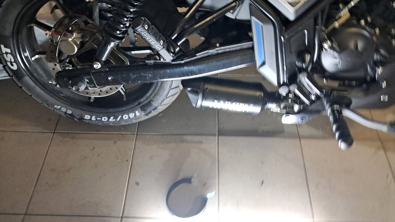 zontes 125 c euro 5 rok 2025 Zmiana tłumika by Lucky Luciano