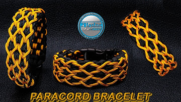 How to Make a Paracord Bracelet Double Webbed Endless Falls Knot Tutorial DIY