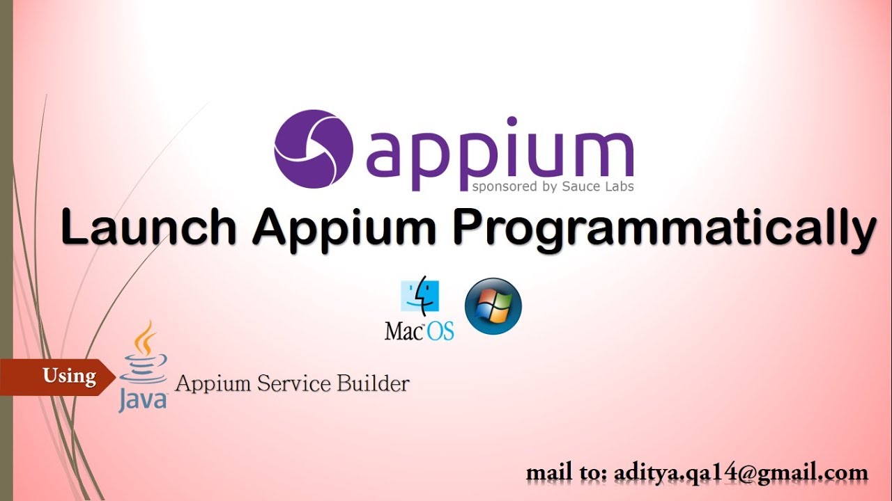 Start And Stop Appium Server Programmatically In Java Using Appiumservicebuilder
