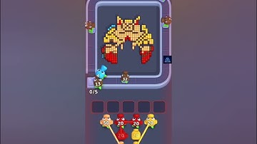 Color blast block shooter level 74 walkthrough 