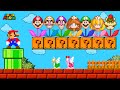 Super Mario Bros. but there are MORE Custom Flower All Characters!