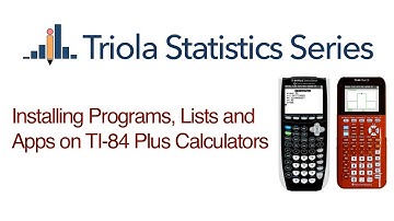 Installing Programs, Lists and Apps on TI-84 Plus Calculators