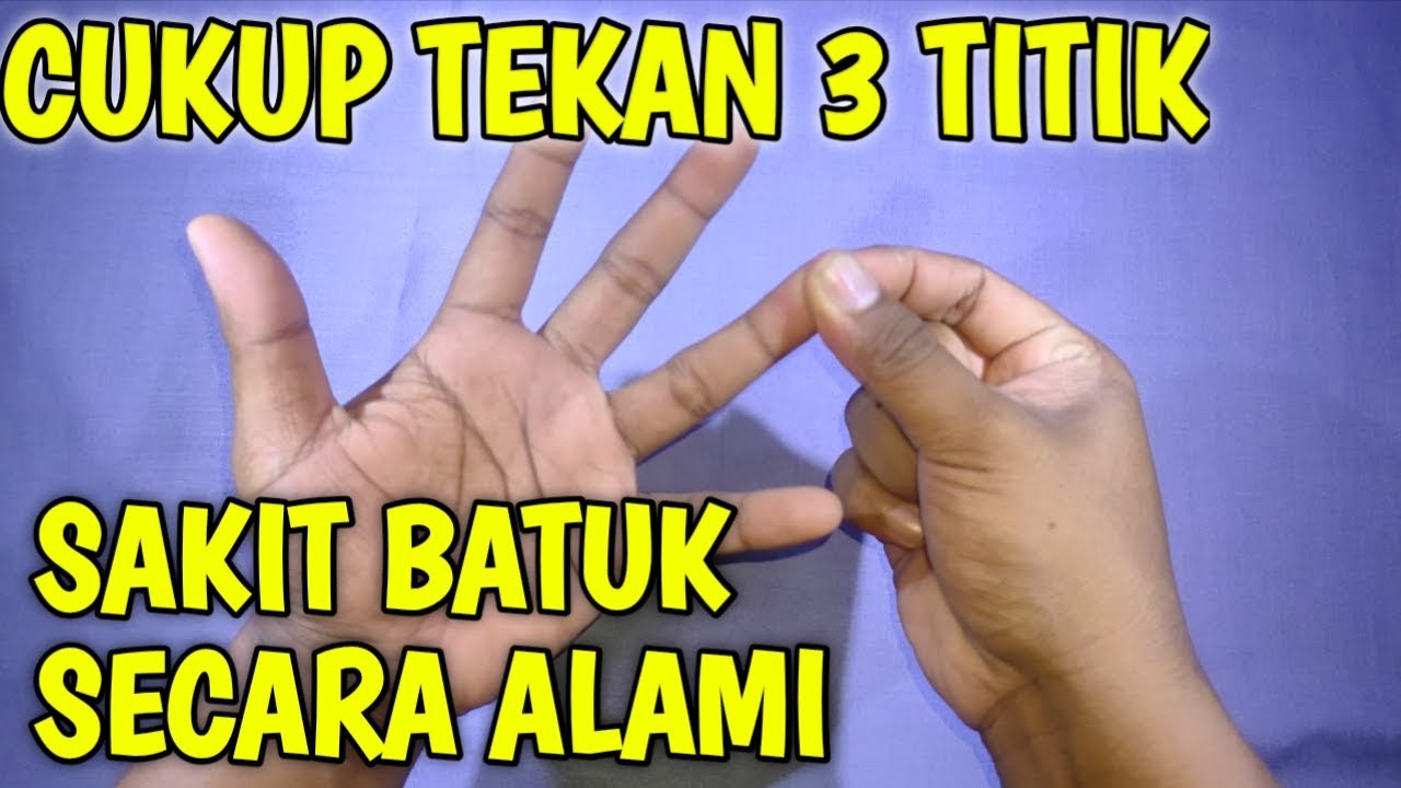 Tekan ini!! Batuk sembuh dengan pijat refleksi || Cara mengatasi batuk