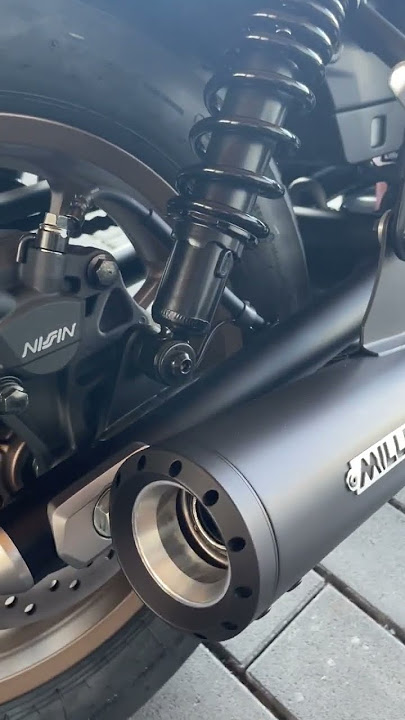 Honda Rebel CMX 500 with Miller Custom II exhaust