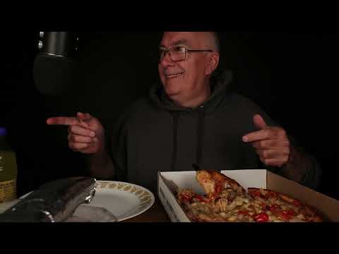 ASMR Saturday Night Pizza and Solitaire Whispering