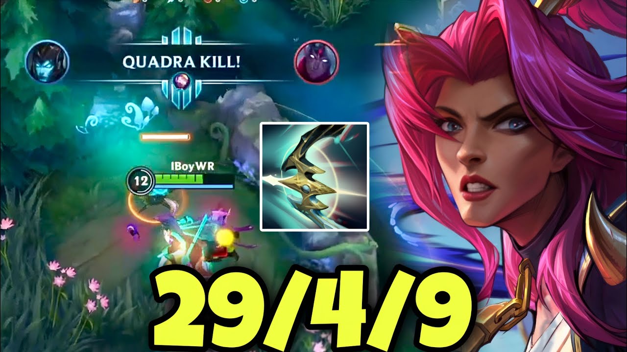 WILD RIFT ADC // THIS KALISTA GOT MASSIVE BUFF IN PATCH 6.2F WITH THIS BUILD AND RUNES GAMEPLAY!