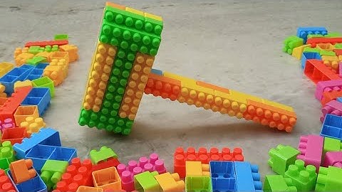 Satisfying DIY Hammer ASMR/ Building Blocks/block game /Lego blocks #asmr#asmrsounds#buildingblocks