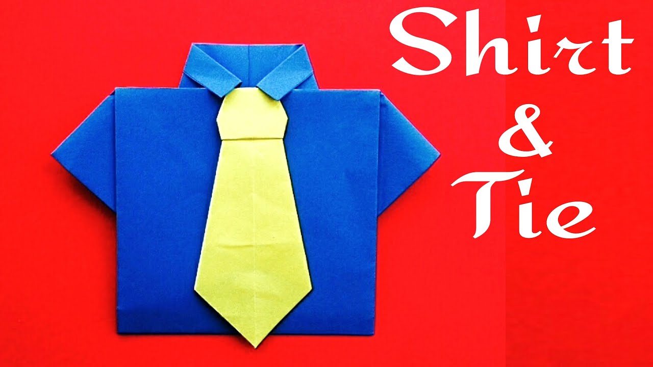 Shirt and Neck Tie 👔 (No glue required) -for Father's day ...