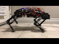 Quadruped robot - legs mechanics updated a little bit