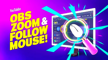 Make obs zoom and follow your mouse cursor  #obs #obstudio  #streamers #youtubers #live