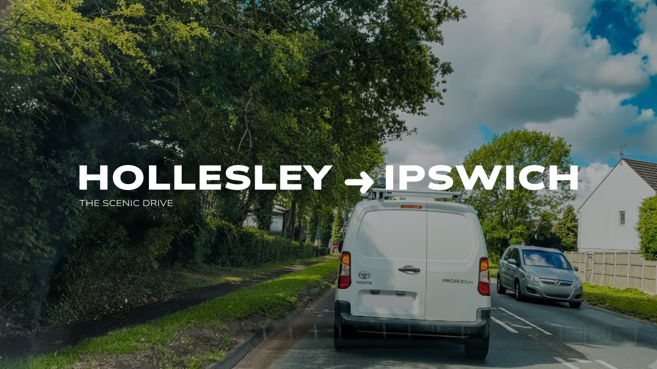 Driving from Hollesley to Ipswich | Parsons Hill ➜ Morrisons Sproughton Rd | Seek & Drive 🚗
