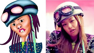 Blackpink Boombayah Song Meme Drawing - Kpop Drawing Meme