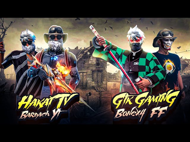 HAKAI TV & BARDACH YT 🇲🇦 vs GTK Gaming 🇳🇵BONEX4 FF 🇧🇩 class=