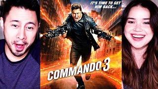 COMMANDO 3 | Vidyut Jamwal | Aditya Datt | Trailer Reaction by Jaby & Achara!
