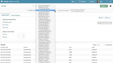 Datasets 4/4: How to compare Datasets for changes in data
