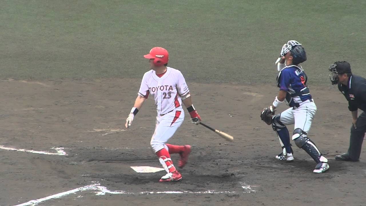 ドラフト候補 トヨタ自動車 木下 拓哉 選手 バッティング - YouTube