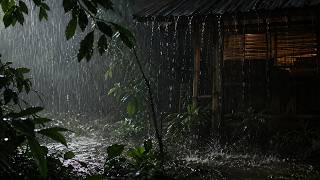Fall Asleep Fast with Heavy Rain on the Roof & Thunder | Relax Your Mind