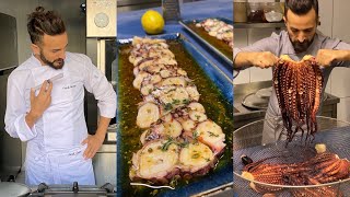 OCTOPUS CARPACCİO. TURKİSH CHEF FARUK GEZEN.