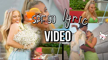 SPF 50 lyric video | Adelaine morin 💛✨