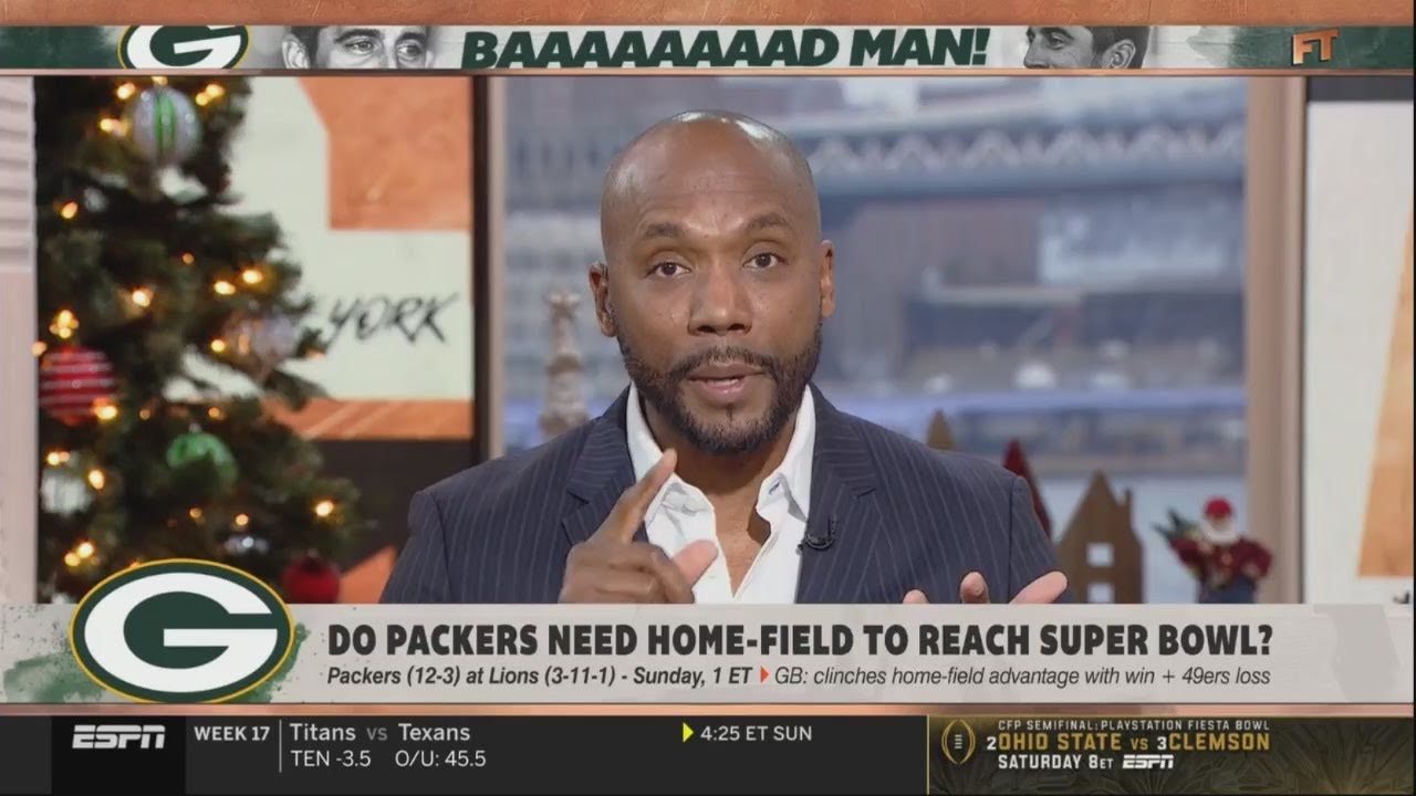 Louis Riddick believes the Packers defeat the Lions with a home ...