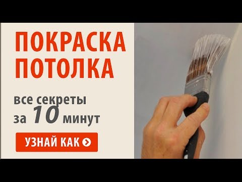 Побелка потолка водоэмульсионной краской – руководство для мастера на все руки