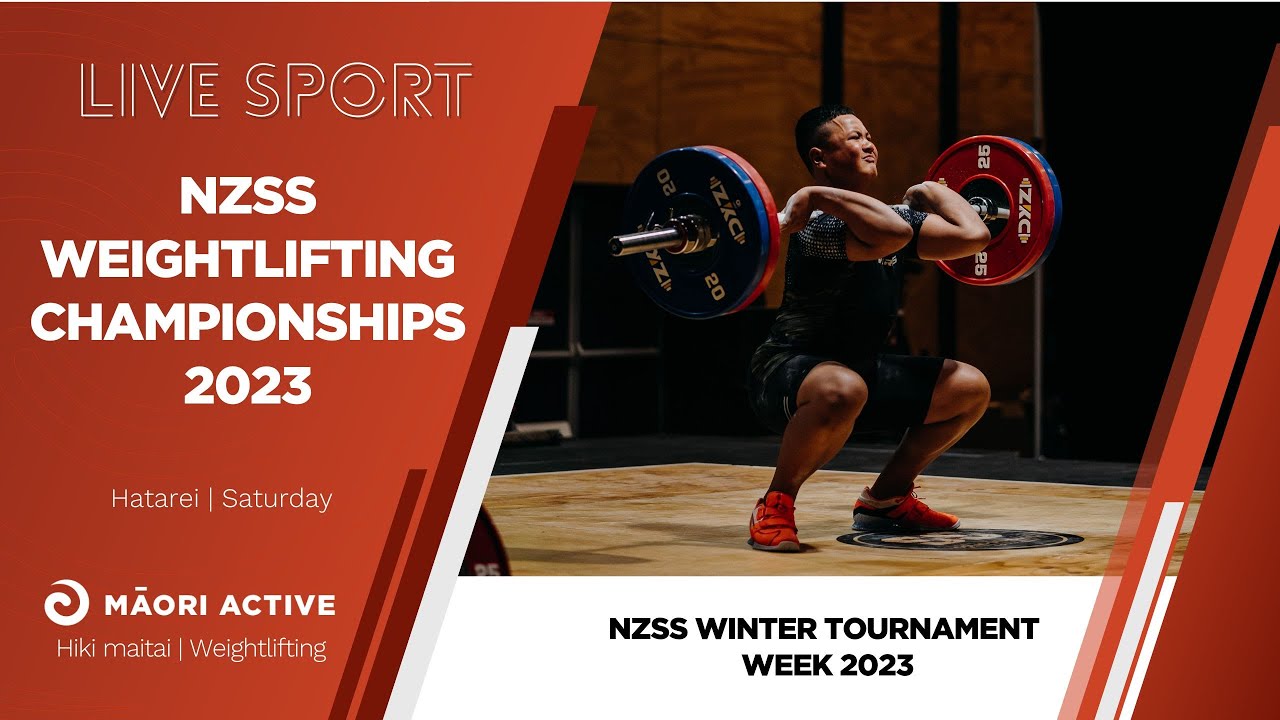 NZSS Weightlifting Championships 2023 Session 2 M55 - M81