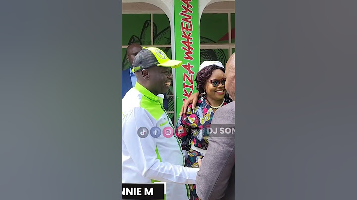 see how Gathoni Wamuchomba was welcomed  back to DCP party