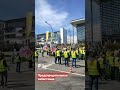 Предупредительная забастовка в Германии