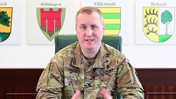 US Army Garrison Stuttgart Command Update