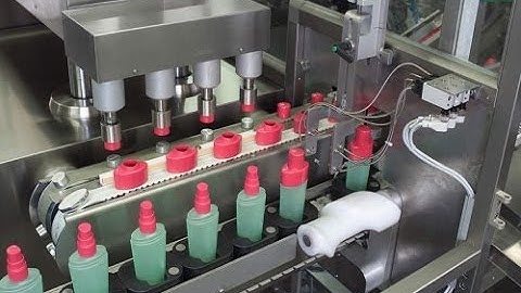 four heads linear filling caps fedding screw capper machine for bottles automatic production line