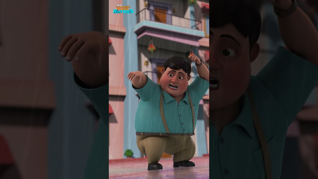 বৃষ্টি এল ছমছমছম | Barish Aayi cham cham cham #shorts #rhymes #kids #bangla #nurseryrhymes #cartoon