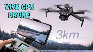 V198 GPS Drone | Foldable Quadcopter