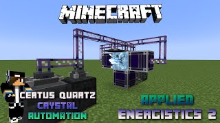 Certus Quartz Crystal Automation / Farm  📀 Minecraft Applied Energistics Tutorial  📀 English