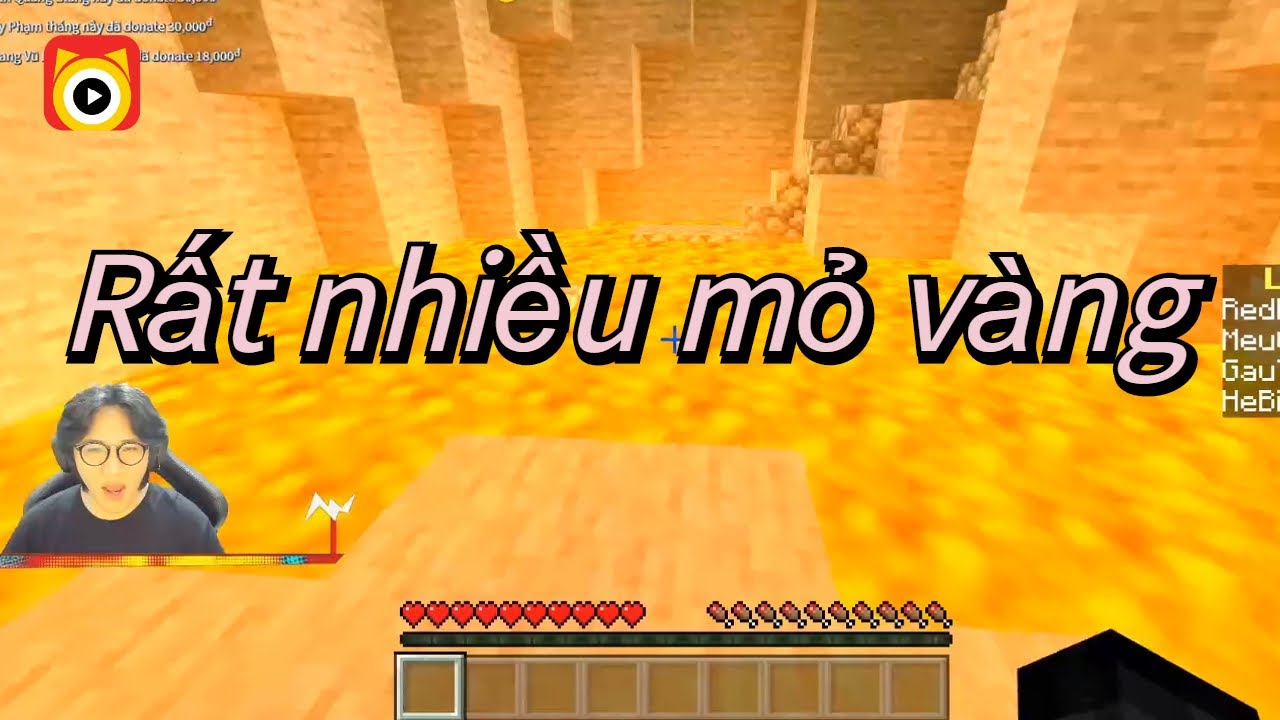 Redhoodvn | Rất nhiều mỏ vàng|Minecraft - YouTube