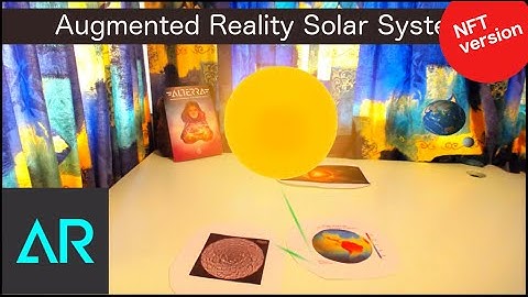 Augmented Reality Solar System NFT version