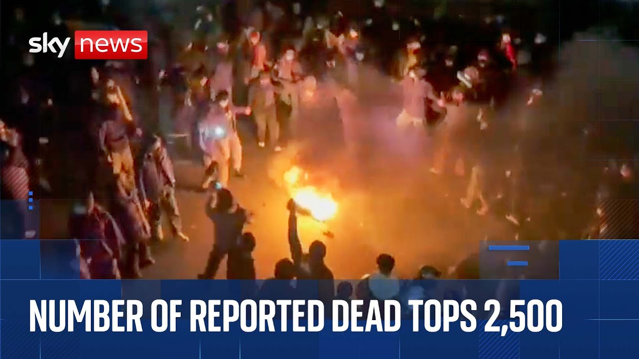 Trump makes Iran pledge as more than 2,000 protesters reported killed | Sky News coverage & analysis
