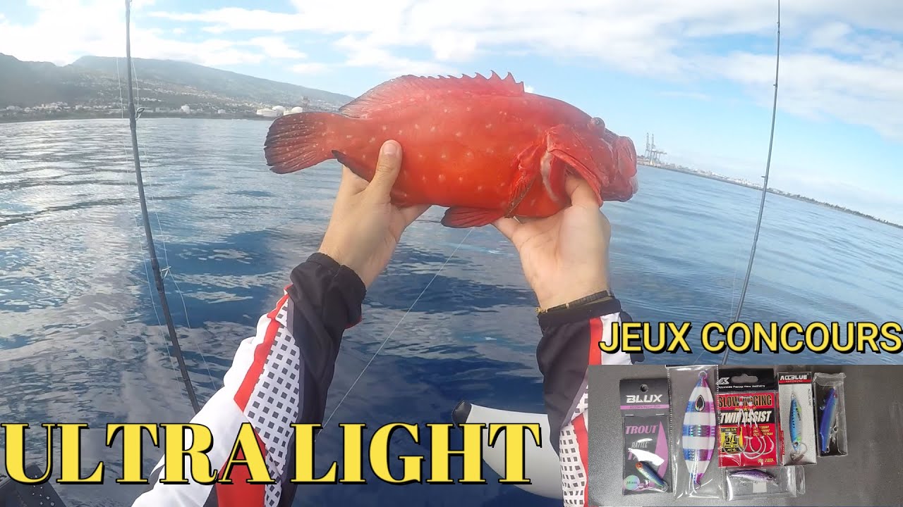 Pêche ULTRA LIGHT en KAYAK / ILE DE LA REUNION / 