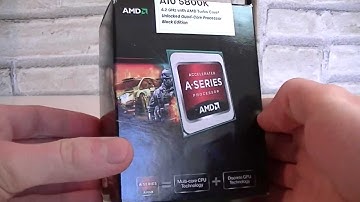 AMD A10-5800K Trinity APU Unboxing