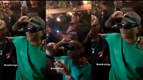 Wizkid Party Hard In Ghana As He Cruise In His Rolls Royce For The First Time