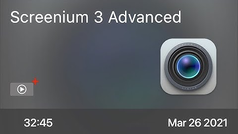 SCOM1033 - Screenium 3 Advanced - Preview