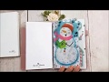 DIY Travelers Notebook Transparent Christmas Dashboard
