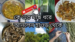 আমাদের ঘরে আজ এত মাছ কে ধরে আনলেন | Bangla village blog | Gramer blog