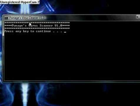 Batch File - Fake Virus Scanner