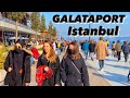 СТАМБУЛ ГАЛАТА ПОРТ ПРОГУЛКА в марте 2022 / Galataport Istanbul [4К Full HD] (Новый Круизный порт)